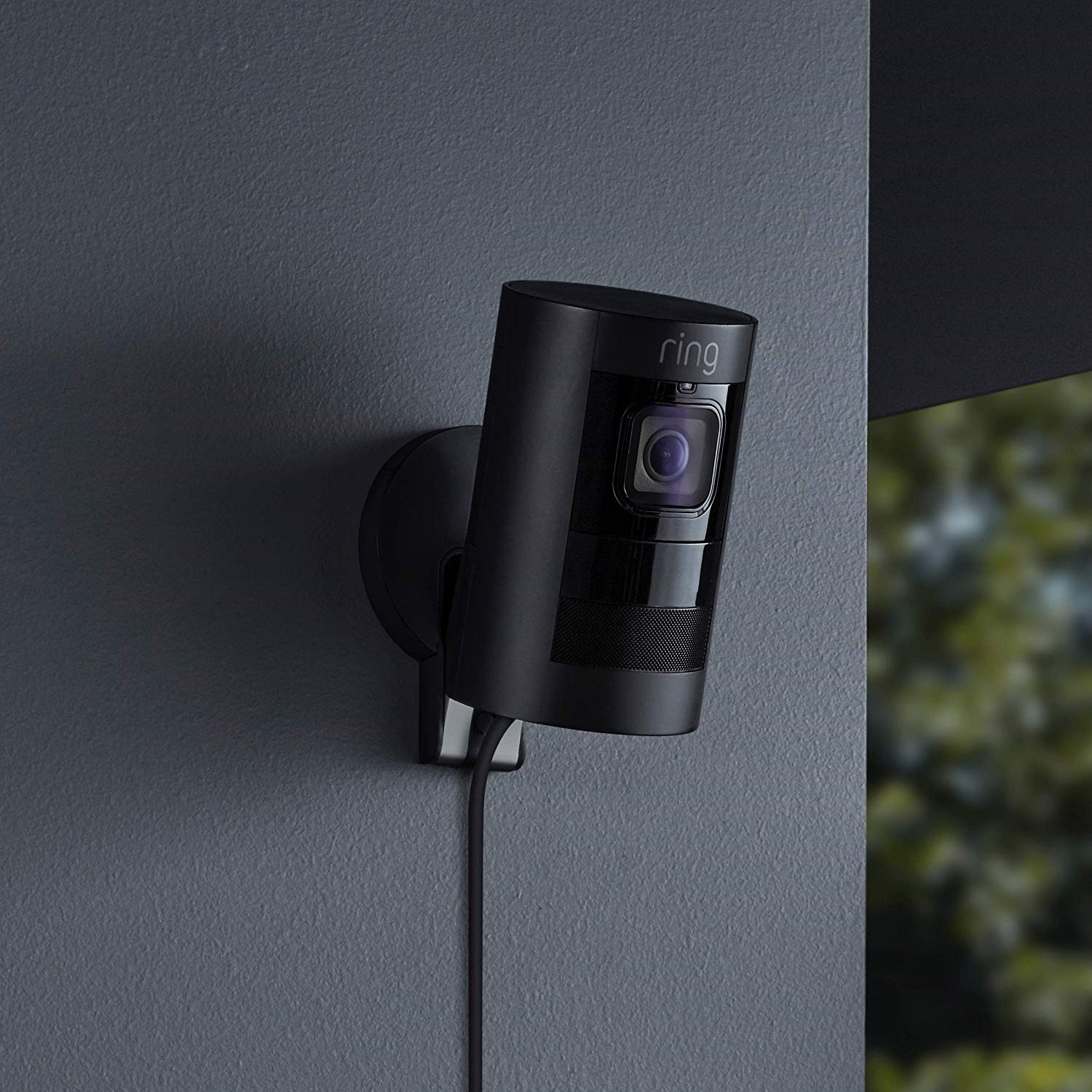 Ring wired battery powered security camera