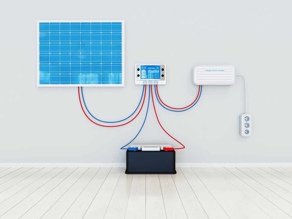 charge controller for security cameras