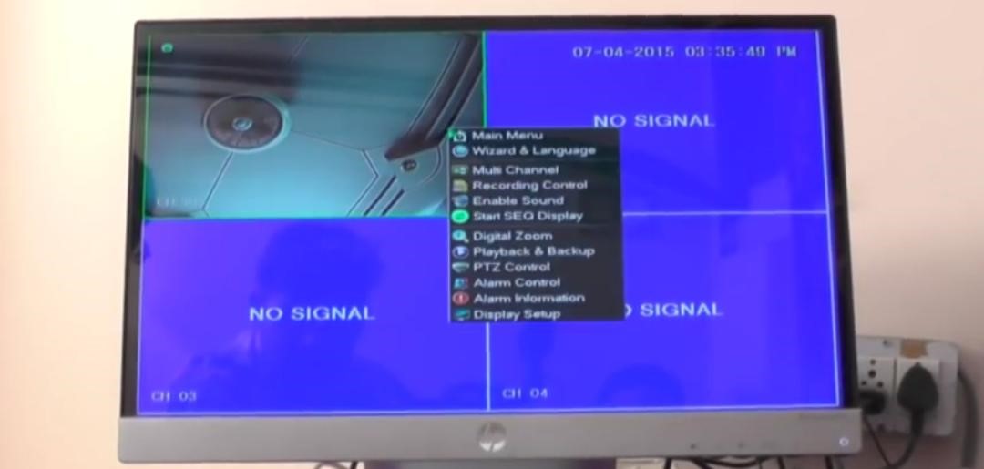creating interface of dvr with its security cameras in PC