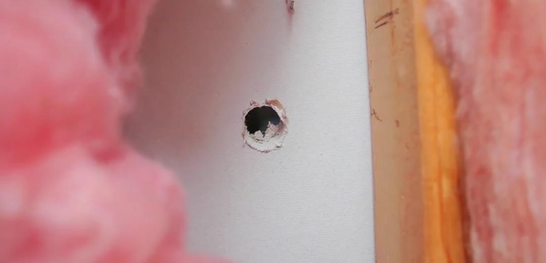 drilling hols for spy cameras installation