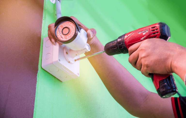 how to install a security camera