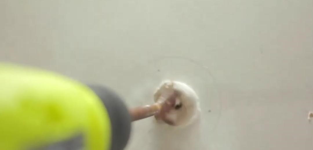 preparing spots for security cameras to install them