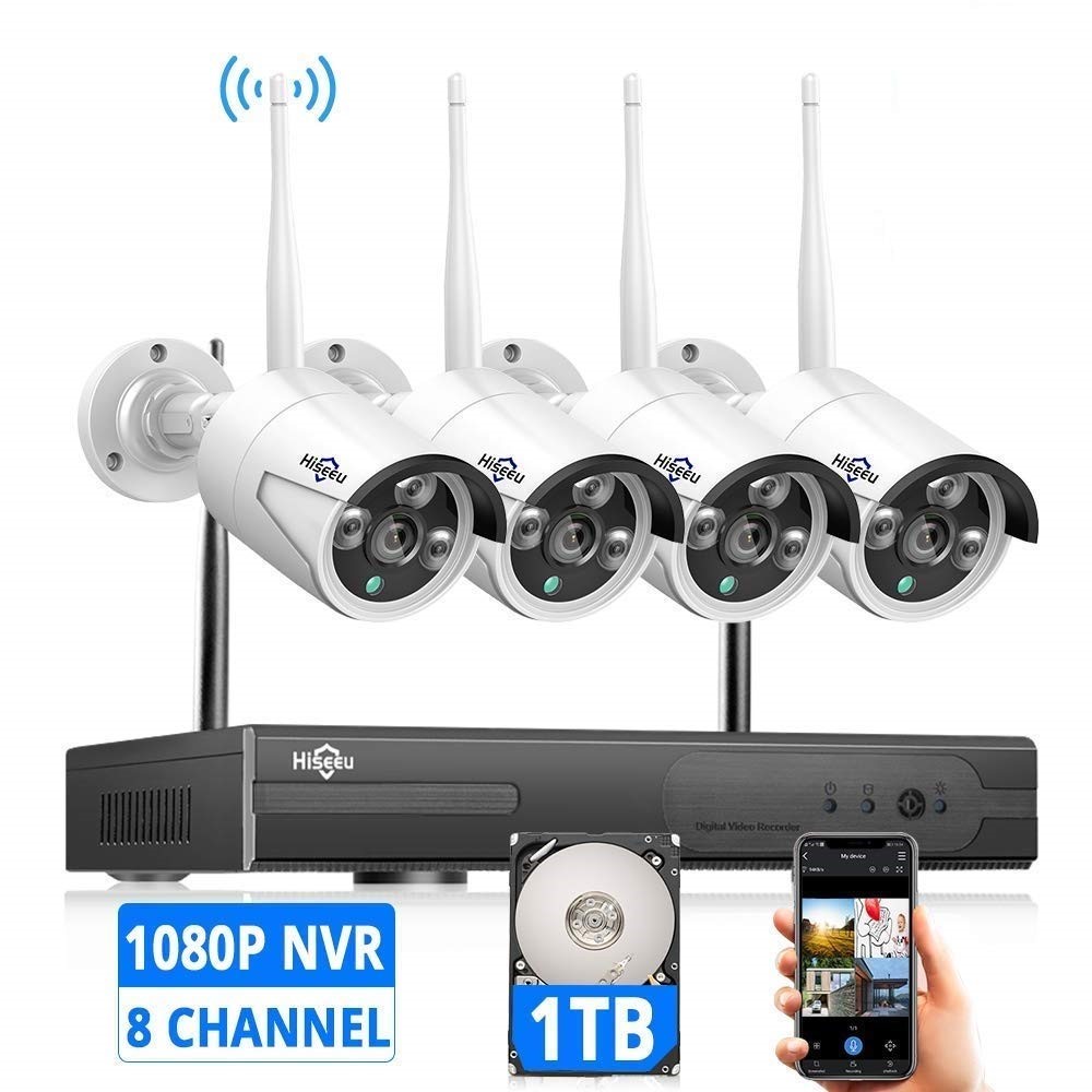 Hisseu 4k 4 ch IP security camera system Hisseu 4k 4 ch IP security camera system