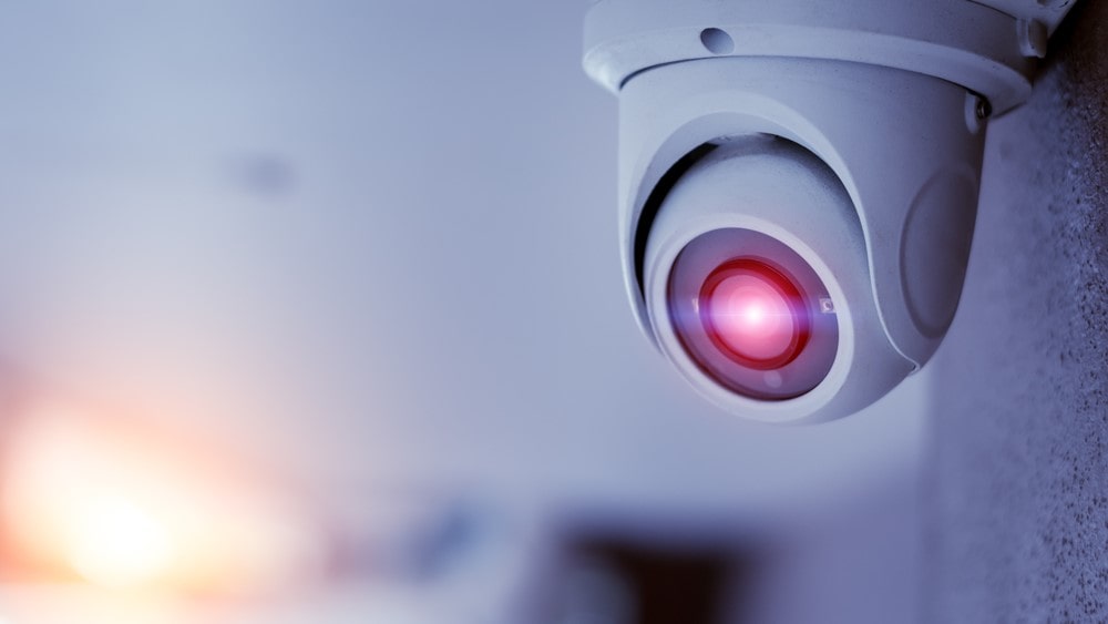 night vision of security camera in light bulbs